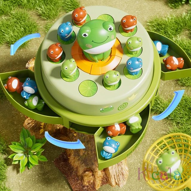 Children Bouncing Frog Toy, Cartoon Electric Music Catch Frogs Toy, Adjustable Educational Tabletop Family Game Children Bouncing Frog Toy, Cartoon Electric Music Catch Frogs Toy, Adjustable Educational Tabletop Family Game